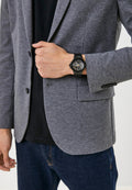 Guess Track Black Dial Black Steel Strap Watch for Men - GW0426G3