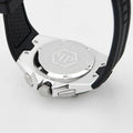 Philipp Plein Octagon Grey Dial Black Silicone Strap Watch for Men - PWTBA0123