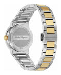 Salvatore Ferragamo Sapphire Silver Dial Two Tone Steel Strap Watch for Men - SFHP00520