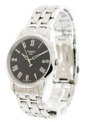 Tissot T Classic Dream Black Dial Silver Steel Strap Watch for Men - T033.410.11.053.01