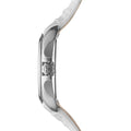 Tissot Couturier Lady Silver Dial White Leather Strap Watch For Women - T035.210.16.011.00