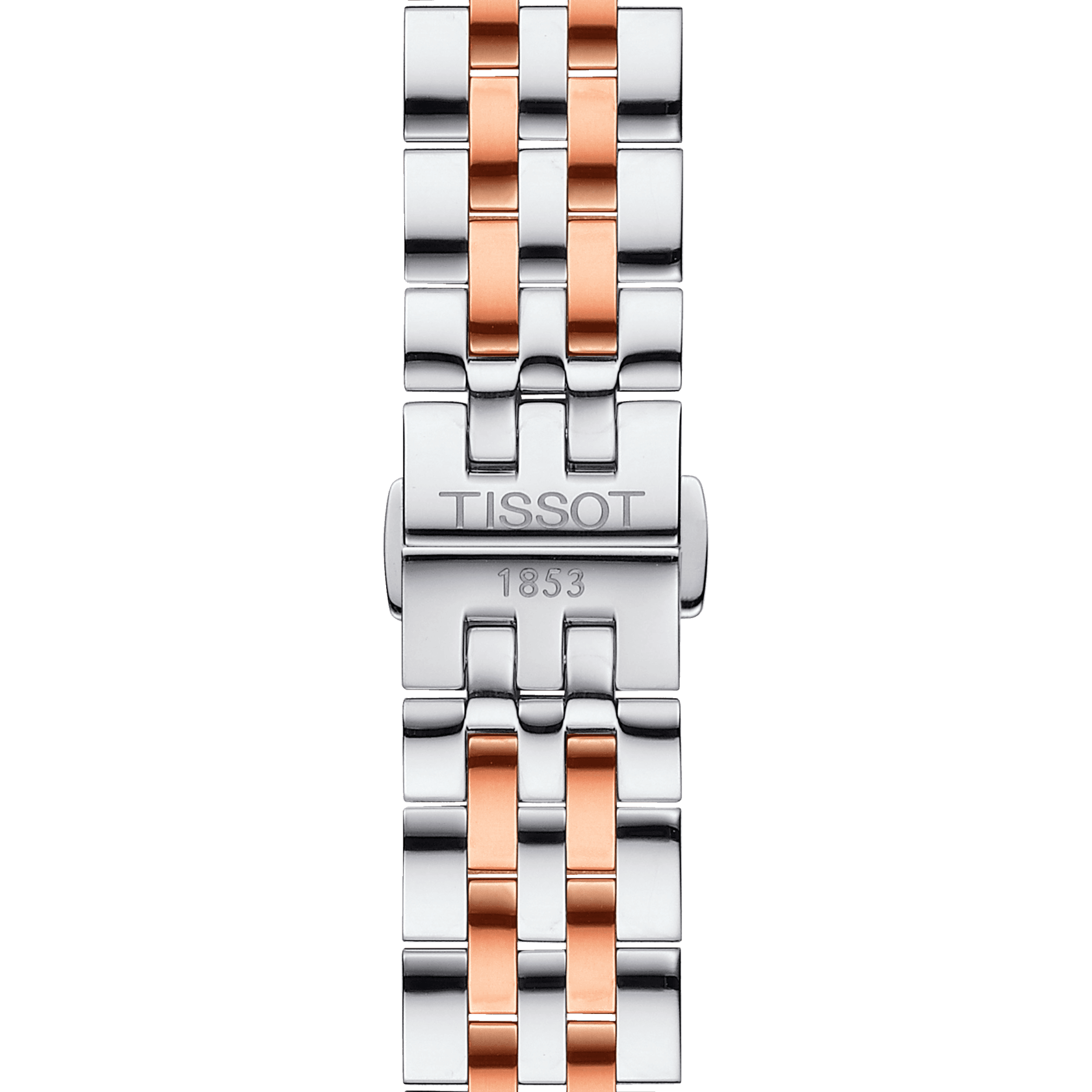 Tissot T Classic Tradition Lady White Dial Two Tone Steel Strap Watch For Women - T063.210.22.037.01