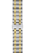 Tissot T Classic Automatics III White Dial Two Tone Steel Strap Watch For Men - T065.430.22.031.00