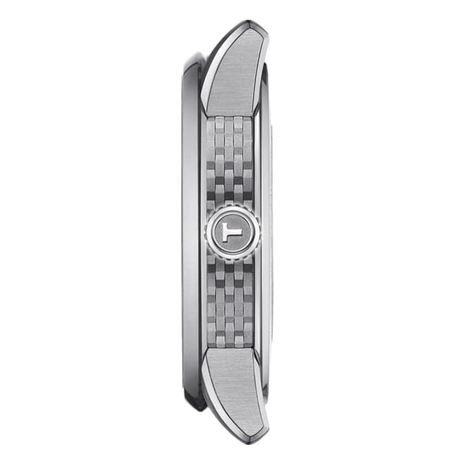 Tissot Luxury Powermatic 80 Silver Dial Brown Leather Strap Watch For Men - T086.407.16.037.00