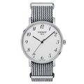 Tissot T Classic Everytime Medium White Dial Two Tone NATO Strap Watch for Women - T109.410.18.032.00