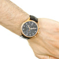 Tissot Chrono XL Black Dial Brown Leather Strap Watch For Men - T116.617.36.057.01
