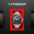 Tissot Seastar 1000 Chronograph Black Dial Silver Steel Strap Watch For Men - T120.417.11.051.01