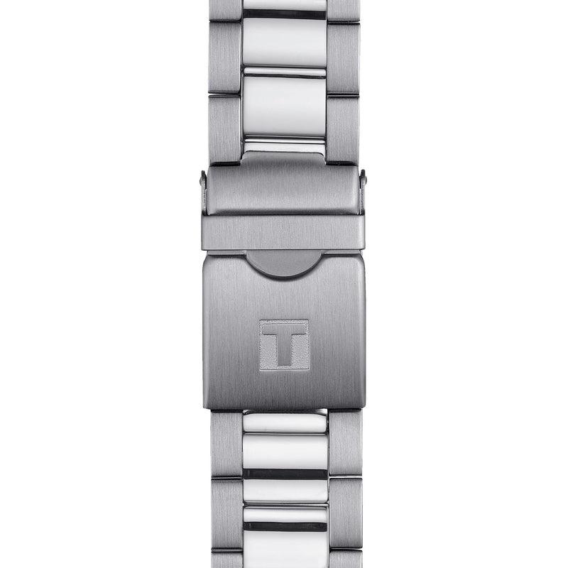 Tissot Seastar 1000 Chronograph Red Dial Silver Steel Strap Watch For Men - T120.417.11.421.00