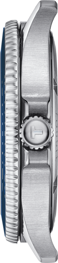Tissot Seastar 1000 Blue Dial Silver Steel Strap Watch For Men - T120.410.11.041.00