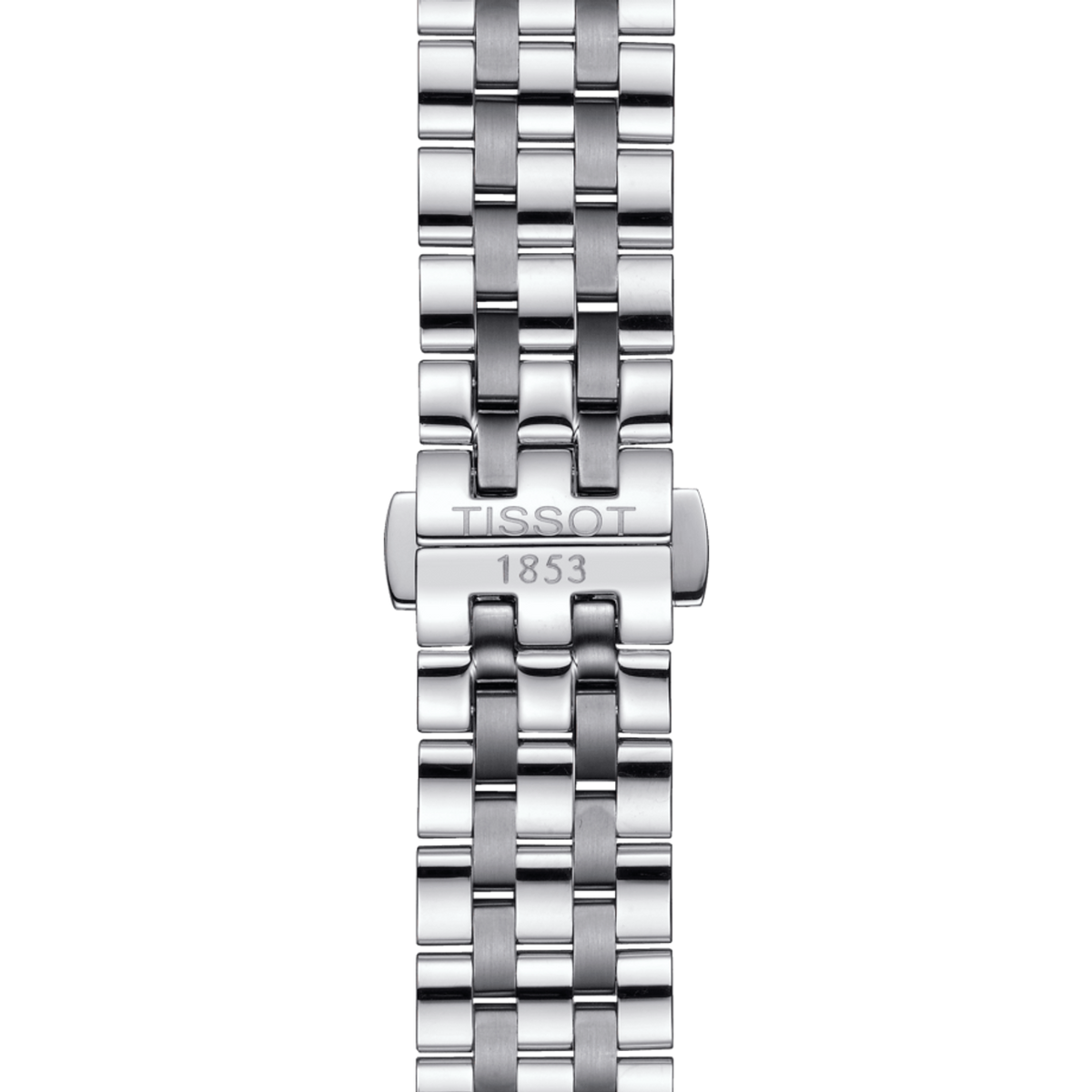 Tissot T Classic Carson Premium Powermatic 80 White Dial Silver Steel Strap Watch For Men - T122.407.11.031.00