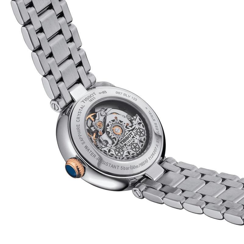 Tissot Bellissima Automatic Silver Dial Two Tone Steel Strap Watch For Women - T126.207.22.013.00