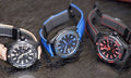 Tag Heuer Aquaracer Calibre 5 Automatic Titanium Black Dial Blue Nylon Strap Watch for Gents - WAY208B.FC6382