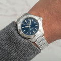 Tag Heuer Aquaracer Blue Dial Silver Steel Strap Watch for Women - WBD131D.BA0748