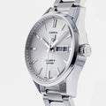 Tag Heuer Carrera Calibre 5 Automatic White Dial Silver Steel Strap Watch for Men - WAR201B.BA0723
