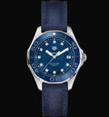 Tag Heuer Aquaracer Quartz Mother of Pearl Blue Dial Blue NATO Strap Watch for Women - WAY131L.FT6091