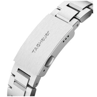 Tag Heuer Aquaracer Quartz Black Dial Silver Steel Strap Watch for Men - WAY111Z.BA0928