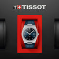 Tissot PRX Blue Dial Blue Leather Strap Watch for Men - T137.410.16.041.00