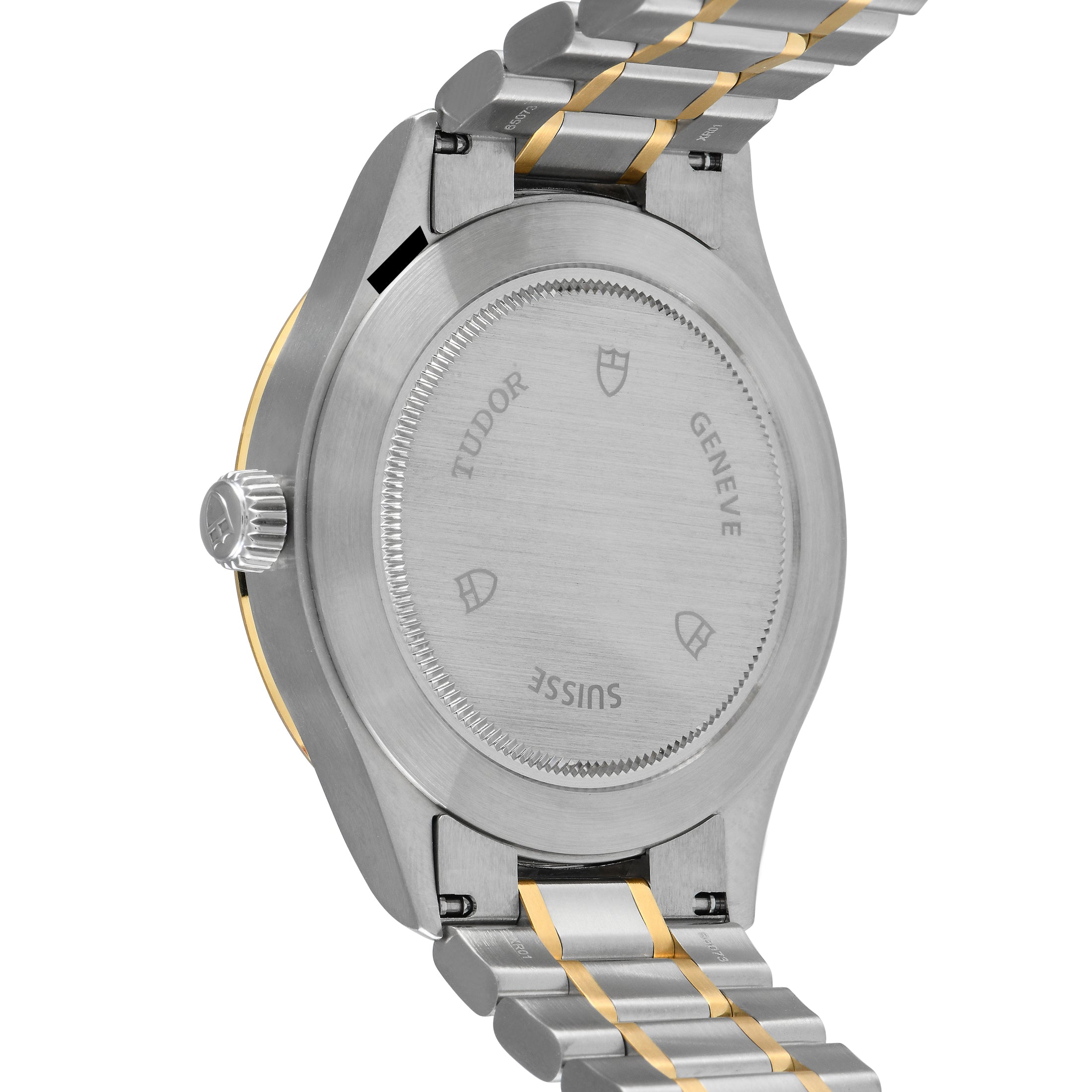 Tudor Style Automatic Silver Dial Two Tone Steel Strap Watch for Men - M12713-0003