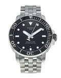 Tissot Seastar 1000 Powermatic 80 Black Dial Silver Steel Strap Watch For Men - T120.407.11.051.00