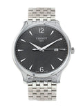 Tissot T Classic Tradition Grey Dial Silver Steel Strap Watch For Men - T063.610.11.067.00