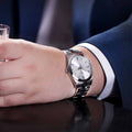 Tissot Gentleman Silver Dial Silver Steel Strap Watch For Men - T127.410.11.031.00