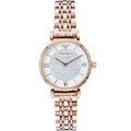 Emporio Armani T-Bar Gianni Crystal Pave Dial Rose Gold Steel Strap Watch For Women - AR11244