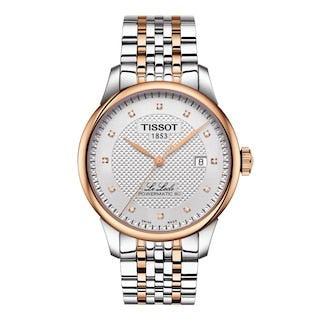 Tissot Le Locle Powermatic 80 Silver Dial Two Tone Steel Strap Watch For Men - T006.407.22.036.01