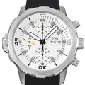 IWC Aquatimer Chronograph White Dial Black Rubber Strap Watch for Men - IW376801