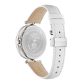 Versace Palazzo Empire White Dial White Leather Strap Watch for Women - VCO010017