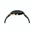 Versace V-Race Analog Quartz Black Dial Two Tone Steel Strap Watch For Men - VEBV00619