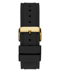 Guess Legacy Black Dial Black Rubber Strap Watch for Men - W1049G5