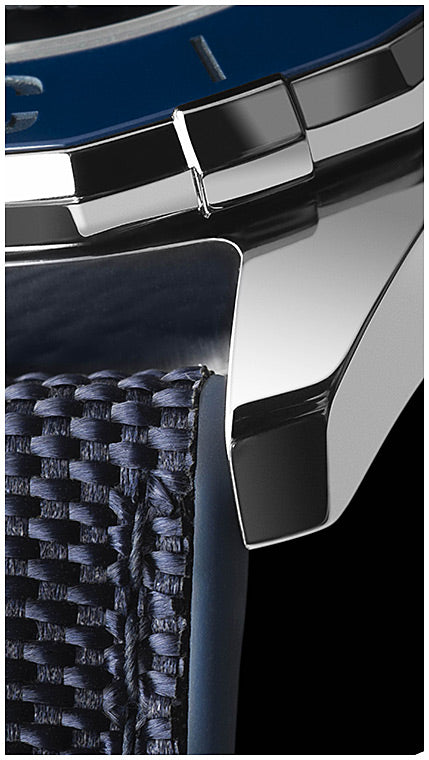 Tag Heuer Aquaracer Quartz Mother of Pearl Blue Dial Blue NATO Strap Watch for Women - WAY131L.FT6091