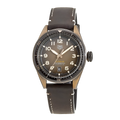 Tag Heuer Autavia Brown Dial Brown Leather Strap Watch for Men - WBE5191.FC8276