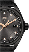 Tag Heuer Formula 1 Diamonds Black Dial Black Leather Strap Watch for Women - WBJ1417.FC8234