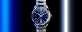 Tag Heuer Carrera Date Blue Dial Silver Steel Strap Watch for Women - WBN2311.BA0001