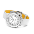 Breitling Superocean Heritage '57 Pastel Paradise White Dial White Leather Strap Watch for Women - A10340A71A1X1