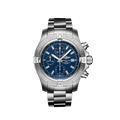 Breitling Avenger Chronograph 45mm Blue Dial Silver Steel Strap Watch for Men - A13317101C1A1