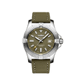 Breitling Avenger Automatic GMT 43 Green Dial Green Nylon Strap Watch for Men - A17318101L1X1