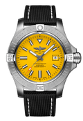 Breitling Avenger Automatic 45mm Seawolf Yellow Dial Black Nylon Strap Watch for Men - A17319101/1X2