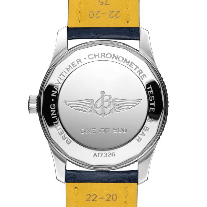 Breitling Automatic 41mm Black Dial Black Leather Strap Watch for Men - A17326241B1P1