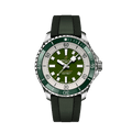 Breitling Superocean Automatic 44 Green Dial Green Rubber Strap Watch for Men - A17376A31L1S1