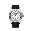 Breitling Avenger Automatic GMT 43 White Dial Black Nylon Strap Watch for Men - A32397101A1X1