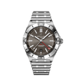 Breitling Chronomat GMT 40 Brown Dial Silver Steel Strap Watch for Men - A32398101M1A1