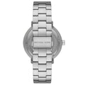 Michael Kors Blake Quartz Black Dial Silver Steel Strap Watch for Men - MK9133