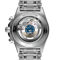 Breitling Chronomat B01 42 Six Nations Scotland Blue Dial Silver Steel Strap Watch for Men - AB0134A51C1A1