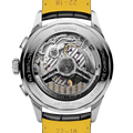 Breitling Premier B01 Chronograph 42 Black Dial Black Leather Strap Watch for Men - AB0145221B1P1