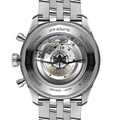 Breitling Super Avi B04 Chronograph GMT 46 Tribute to Vought F4U Corsair Blue Dial Silver Steel Strap Watch for Men - AB04451A1C1A1
