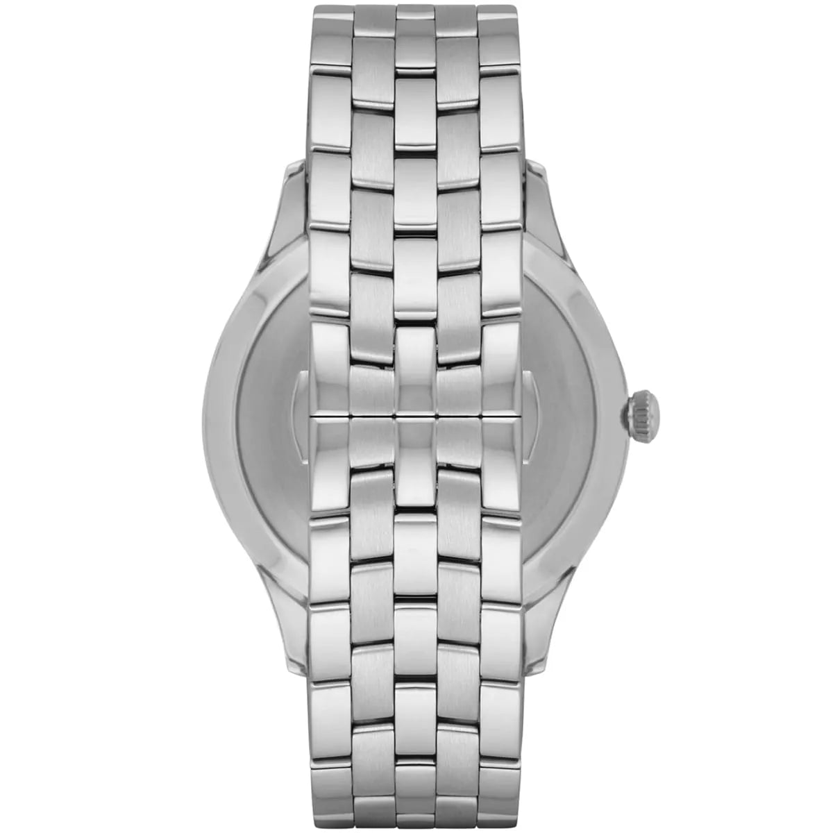 Emporio Armani Lambda Blue Dial Silver Steel Strap Watch for Men - AR11019
