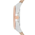 Emporio Armani Valeria Quartz White Dial Beige Leather Strap Watch For Women - AR11031