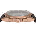 Emporio Armani Claudio Chronograph Blue Dial Brown Leather Strap Watch For Men - AR11554